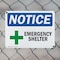 Signmission Emergency Shelter, 10 in W x Rectangle, Plastic OS-2PACK-NS-P-710-L-15583 - alternate 6
